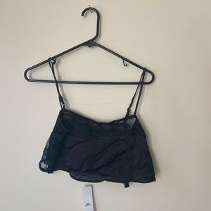 Lacy black bralette